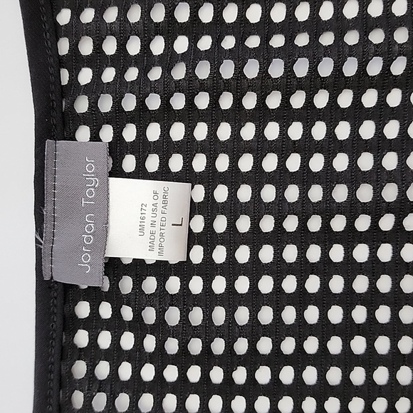 Jordan Taylor Black  Tunic Swim Suit Cover-Up Bathing Suit Cover Size Large - Picture 6 of 12